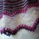 Handspun Cladonia Shawl